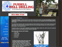 Tablet Screenshot of fussellwelldrilling.com